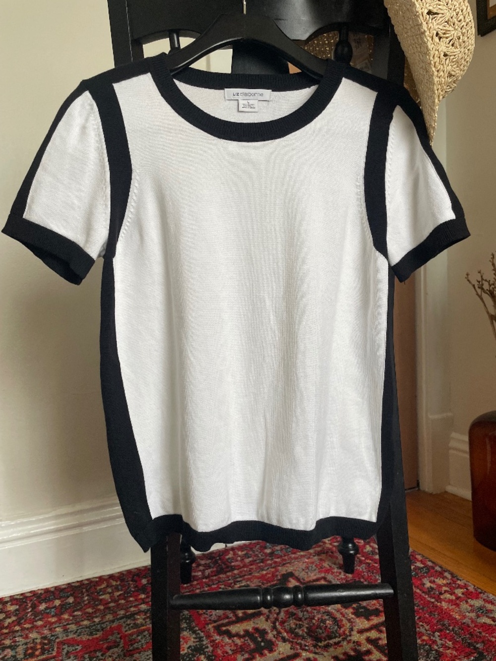 Liz Claiborne Short Sleeve Sweater